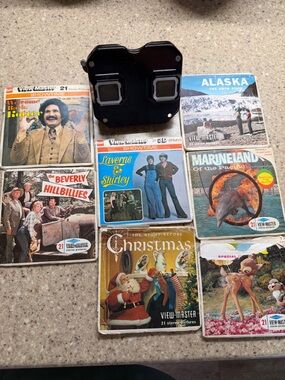 Vintage Sawyer’s View-Master Reel Viewer with 7 Classic Reels